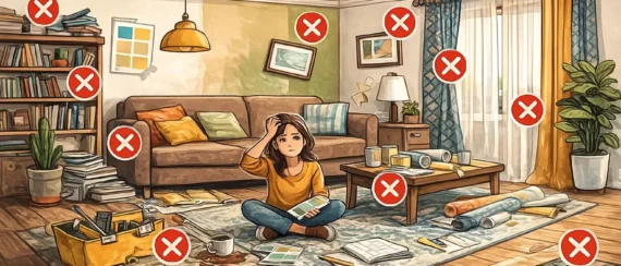 İç Mekân Tasarımında Sık Yapılan Hatalar